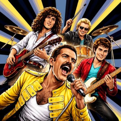 Schaffst du das Quiz zur britischen Rockband Queen?