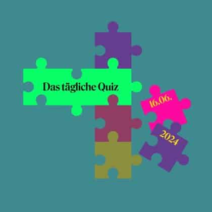 Quiz vom 16. Juni 2024: Hut ab, wenn du ein kluger Kopf bist!