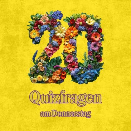 20 Quizfragen am Donnerstag: Prüfe dein Wissen, bis es glänzt!