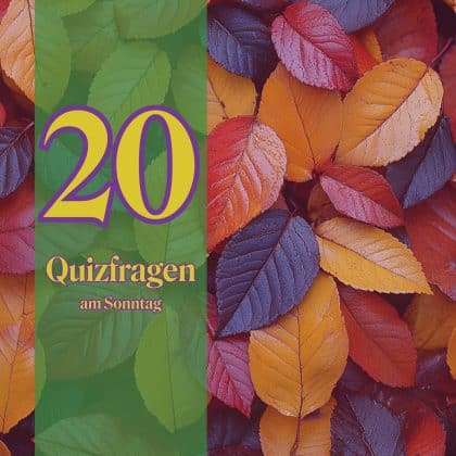 20 Quizfragen am Sonntag: Teste dein Allgemeinwissen!