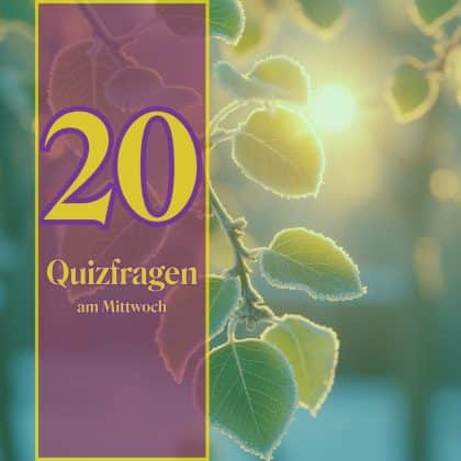 20 Quizfragen am Mittwoch: Steigere so deine geistige Fitness!