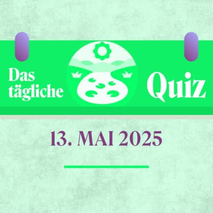 Quiz des Tages vom 13. Mai 2025: Stärke deine Auffassungsgabe!
