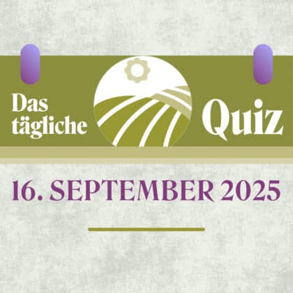 Quiz des Tages vom 16. September 2025: Wie clever ist dein Verstand?