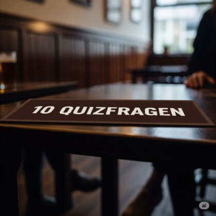 10 Quizfragen: Hol dir einen guten Platz in der Bestenliste!