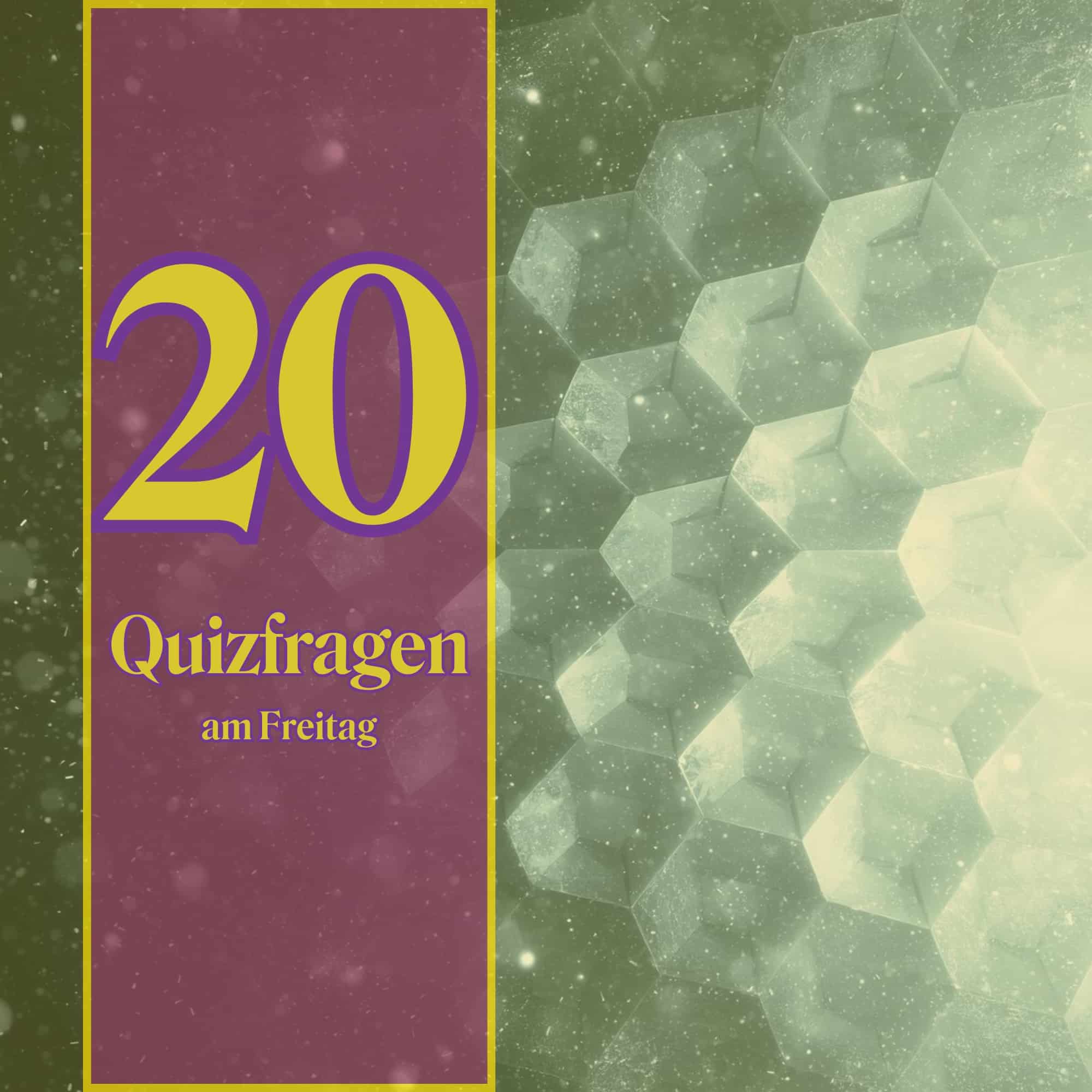 20 Quizfragen am Freitag, um Farbe zu bekennen
