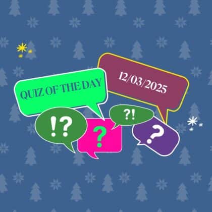 Daily quiz of December 3, 2025
