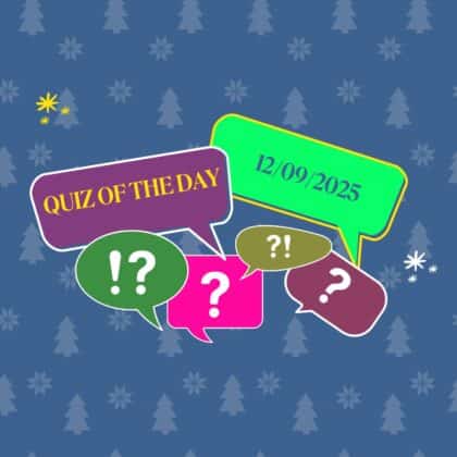 Daily quiz of December 9, 2025