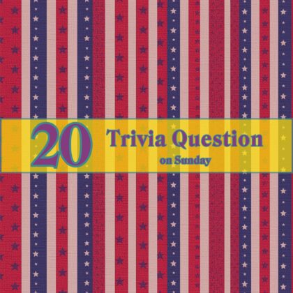 20 trivia questions on Sunday