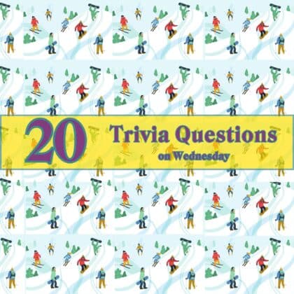 20 trivia questions on wednesday