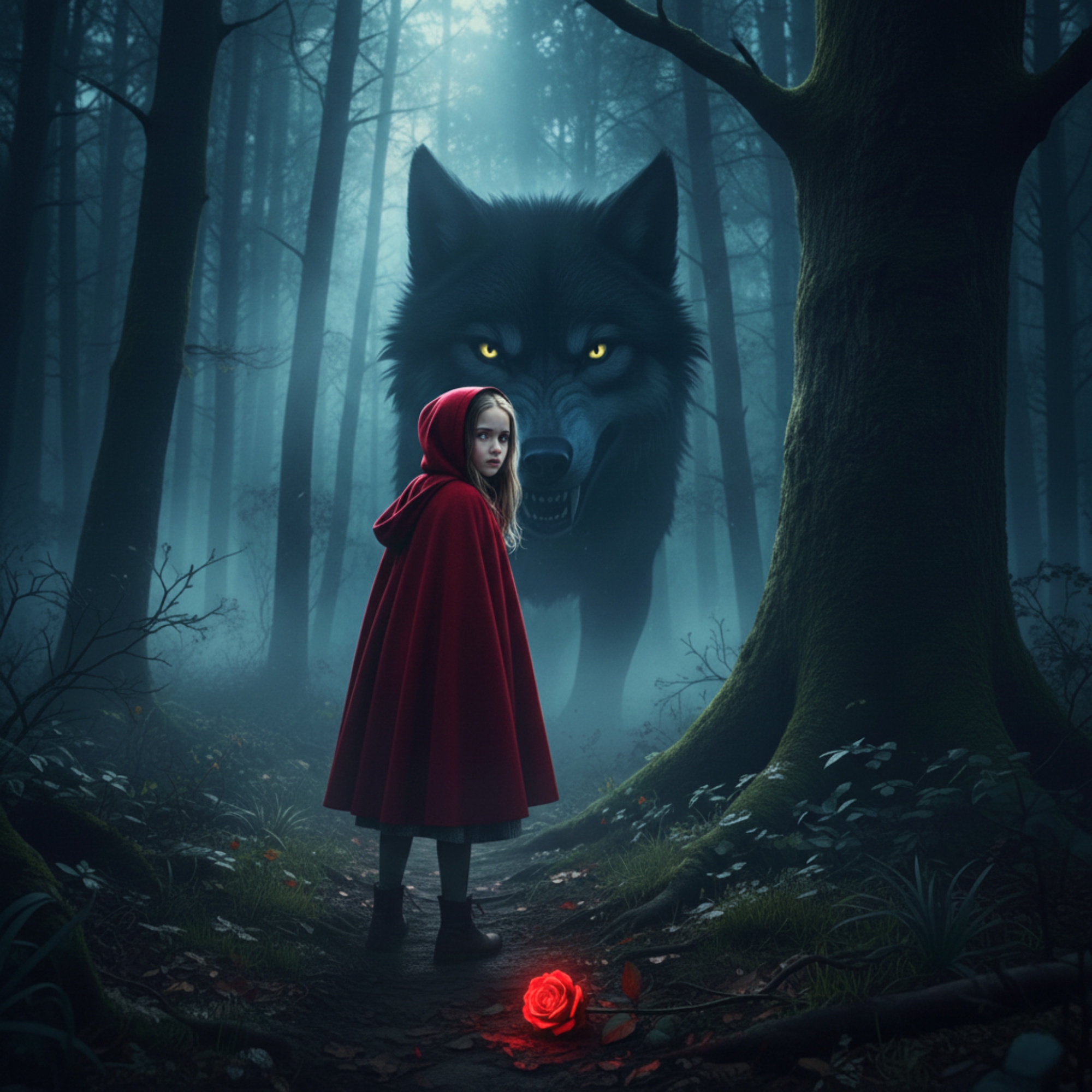 Märchenquiz zu Rotkäppchen: Hast du Angst vorm bösen Wolf?