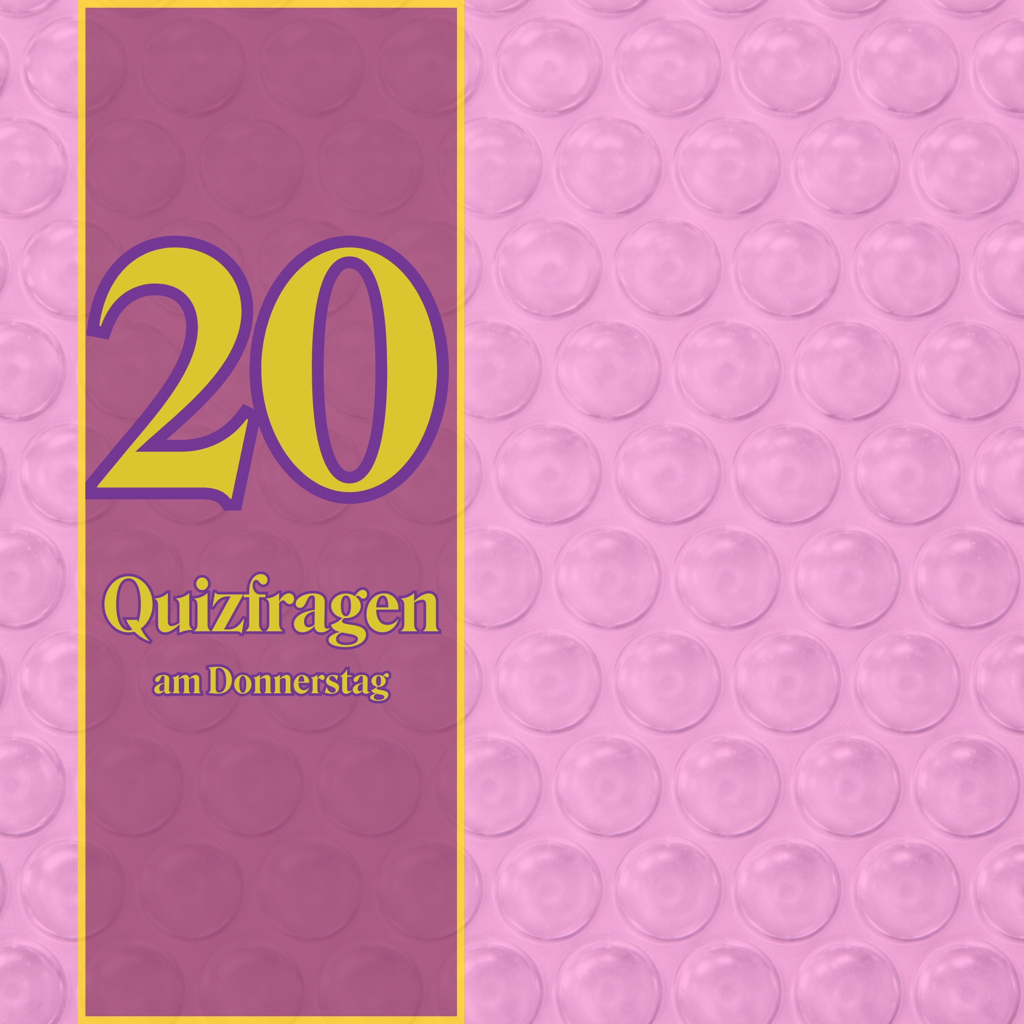20 Quizfragen am Donnerstag, weil Schweiß auch gut tut