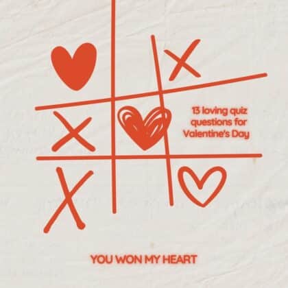 13 loving quiz questions for Valentine's Day