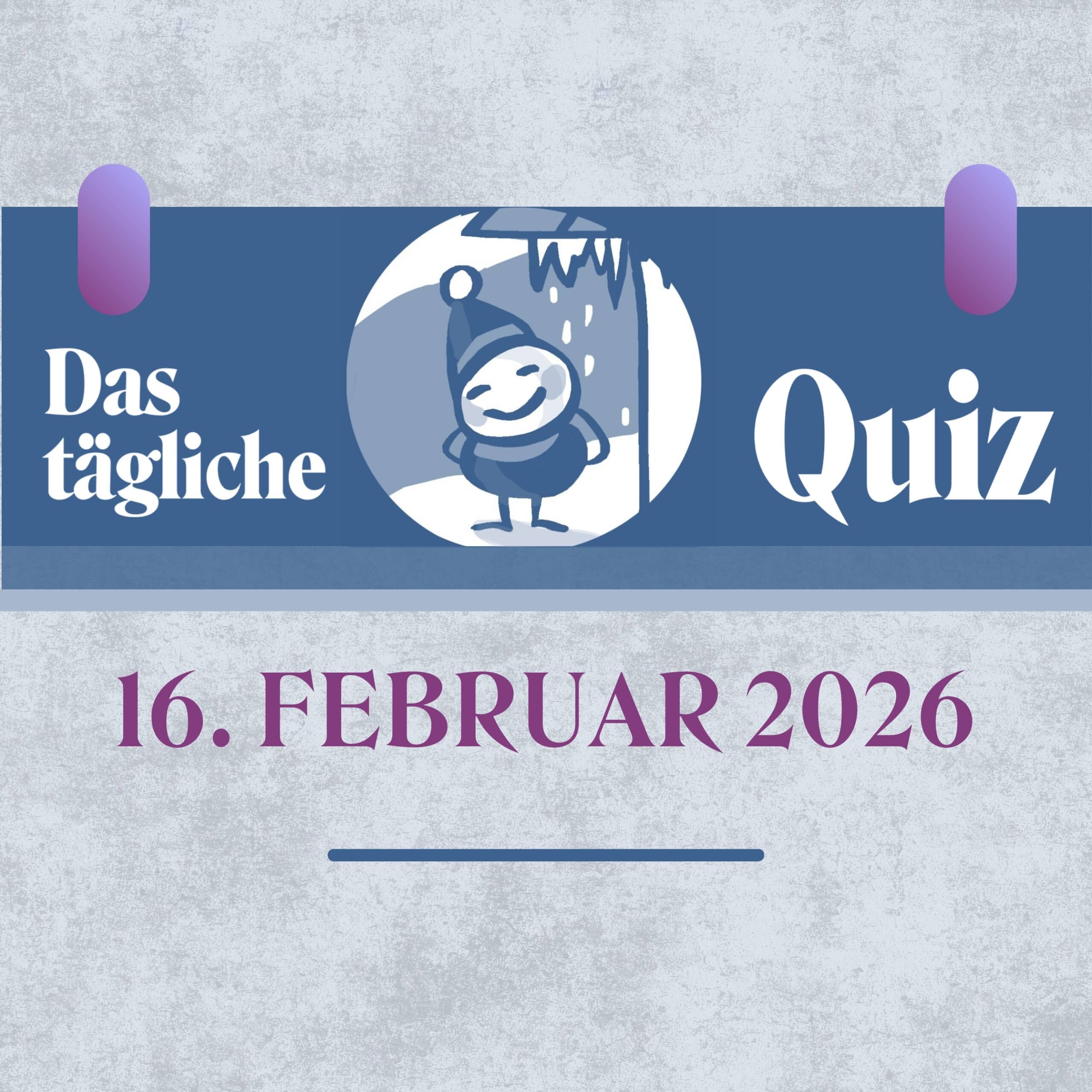 Quiz des Tages vom 16. Februar 2026: Hürdenlauf für dein Hirn!