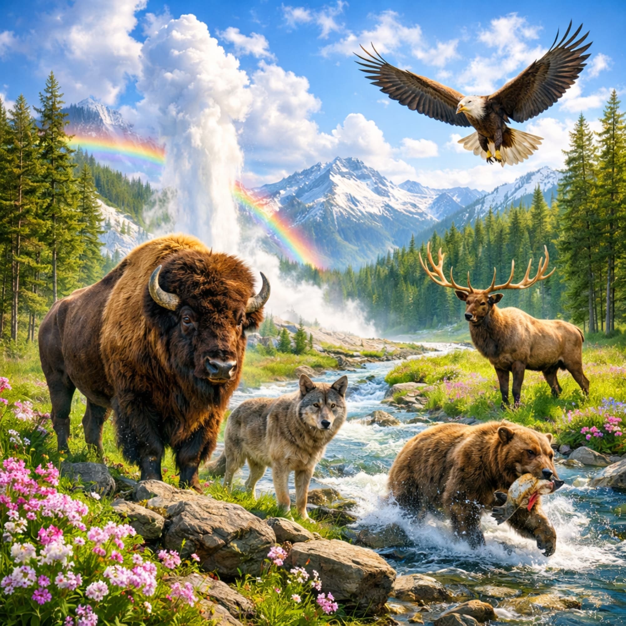 USA Yellowstone: Starte das Quiz zum ältesten Nationalpark der Welt!