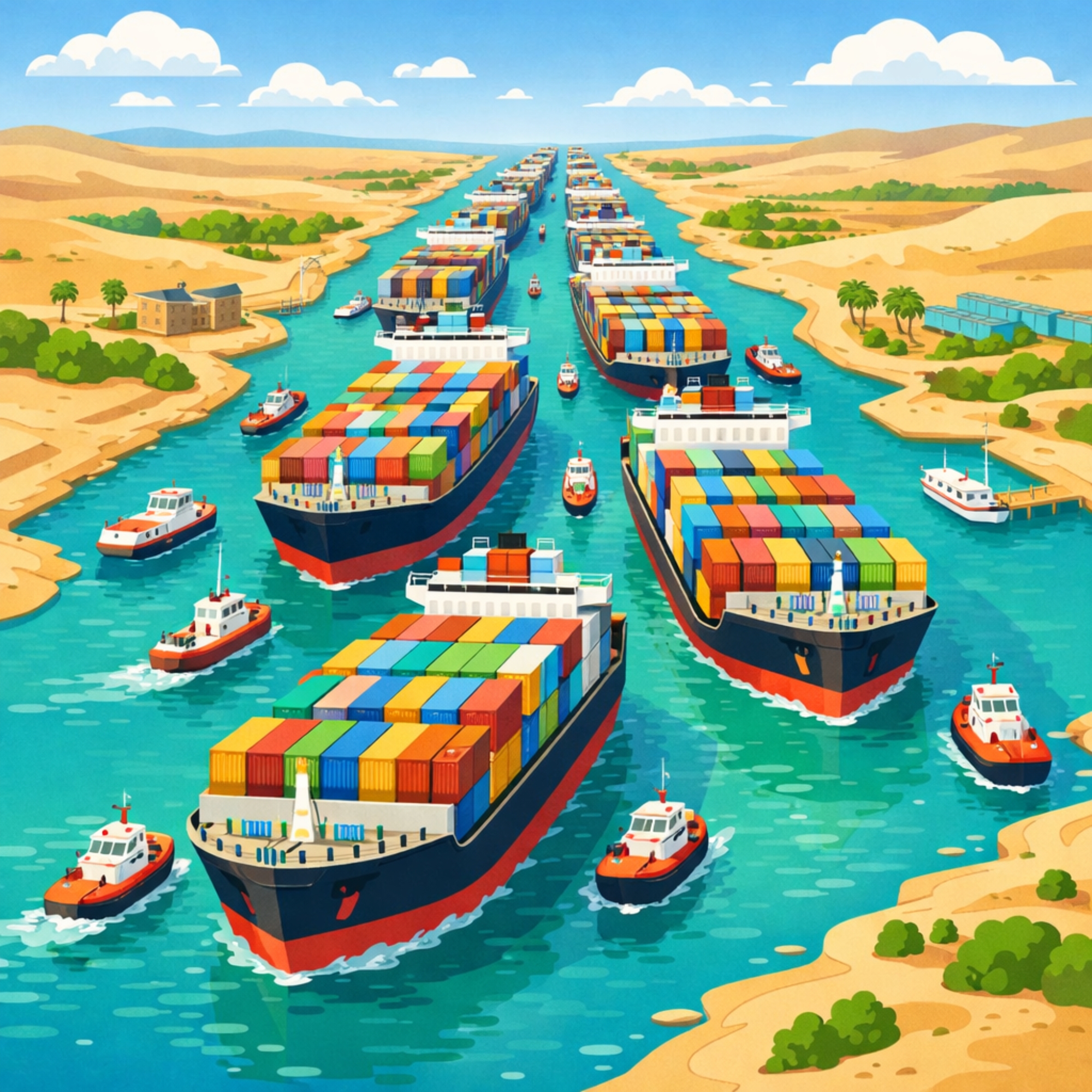 Stau im Kanal? Quiz dich durch die wichtigsten Wasserstraßen!