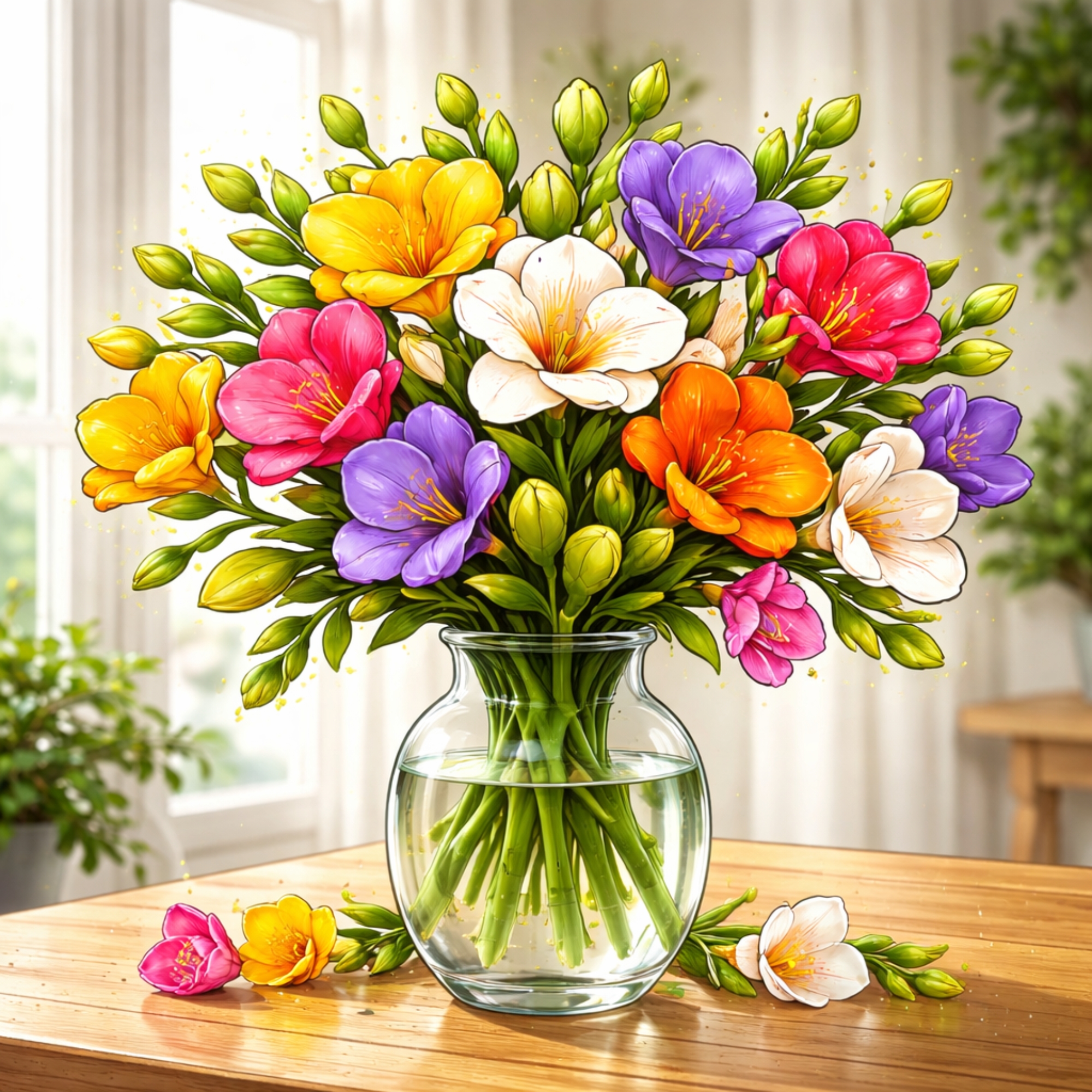 Freesien-Quiz: Nur für Leute mit grünem Daumen!