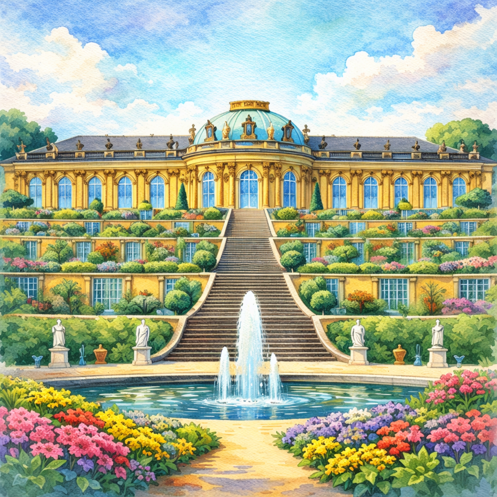 Schloss Sanssouci Quiz: Könntest du beim Alten Fritz wohnen?