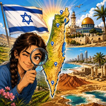 Israel-Quiz: Bist du ein unschlagbares Geografie-Genie?