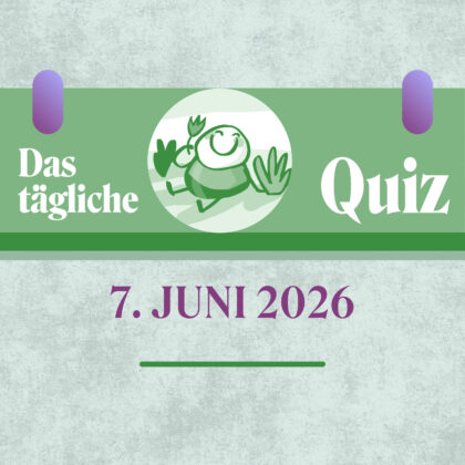 Quiz des Tages vom 7. Juni 2026: Hast du den Faden verloren?