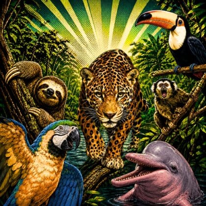 Tiere im Amazonas: Dieses Quiz ist nix für Angsthasen!