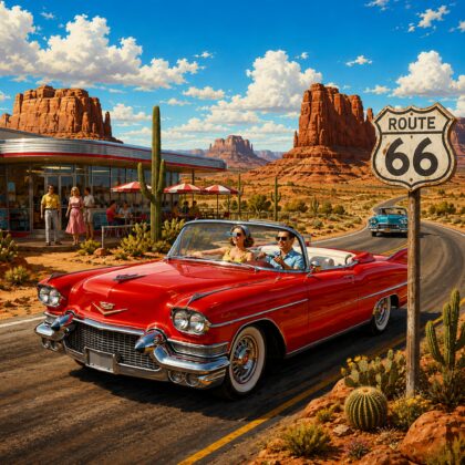 US-Quiz: Gib Vollgas auf der legendären Route 66!