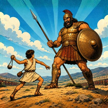 Bibelquiz: Hättest du gegen Goliath überlebt?