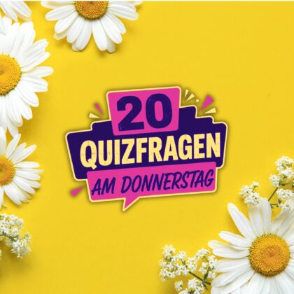 20 Quizfragen am Donnerstag, damit du Strandfeeling spürst