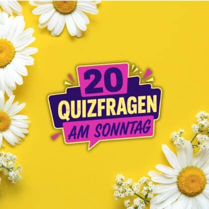 20 Quizfragen am Sonntag, damit du entspannt auftankst