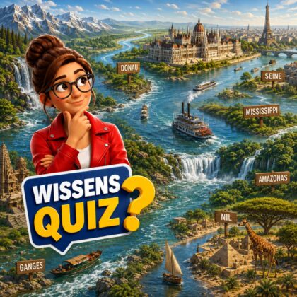 Einfaches Wissensquiz: 11 Fragen zu Flüssen aus aller Welt