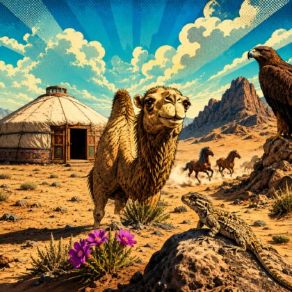 Quiz zur Wüste Gobi: Mehr als nur jede Menge Sand!