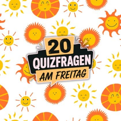 20 Quizfragen am Freitag, um entspannt abzukühlen