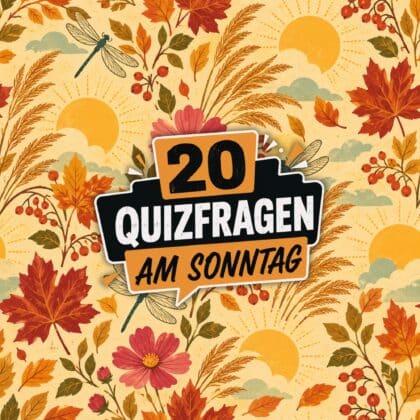 20 Quizfragen am Sonntag: Bist du der Schlaukopf, der gewinnt?
