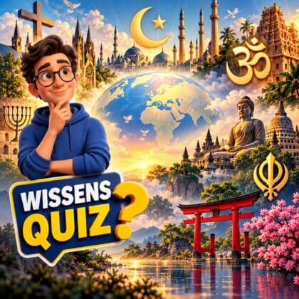 Einfaches Wissensquiz: 11 Fragen über die Weltreligionen